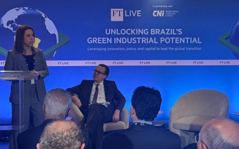 Raquel Lyra abre evento da CNI e Financial Times em Nova Iorque e reforça que Pernambuco está pronto para receber investimentos