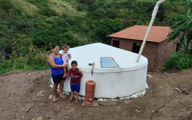 Habitat Brasil constrói mais de 100 cisternas no Sertão e Agreste de Pernambuco