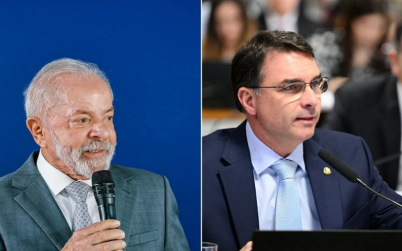 Pesquisa Atlas/Bloomberg aponta empate técnico entre Lula e Flávio Bolsonaro em cenário de 2º turno