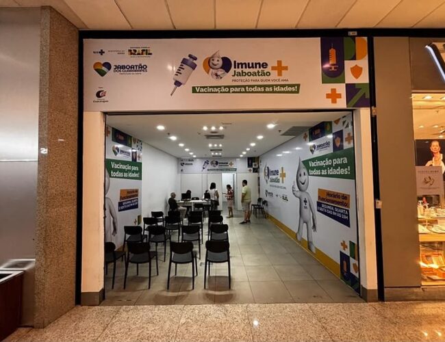Shopping Guararapes promove ação de multivacinação para crianças e adolescentes neste sábado