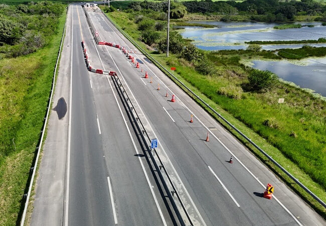 Motoristas devem ficar atentos a obras nas rodovias do Litoral Sul entre 17 e 21 de agosto